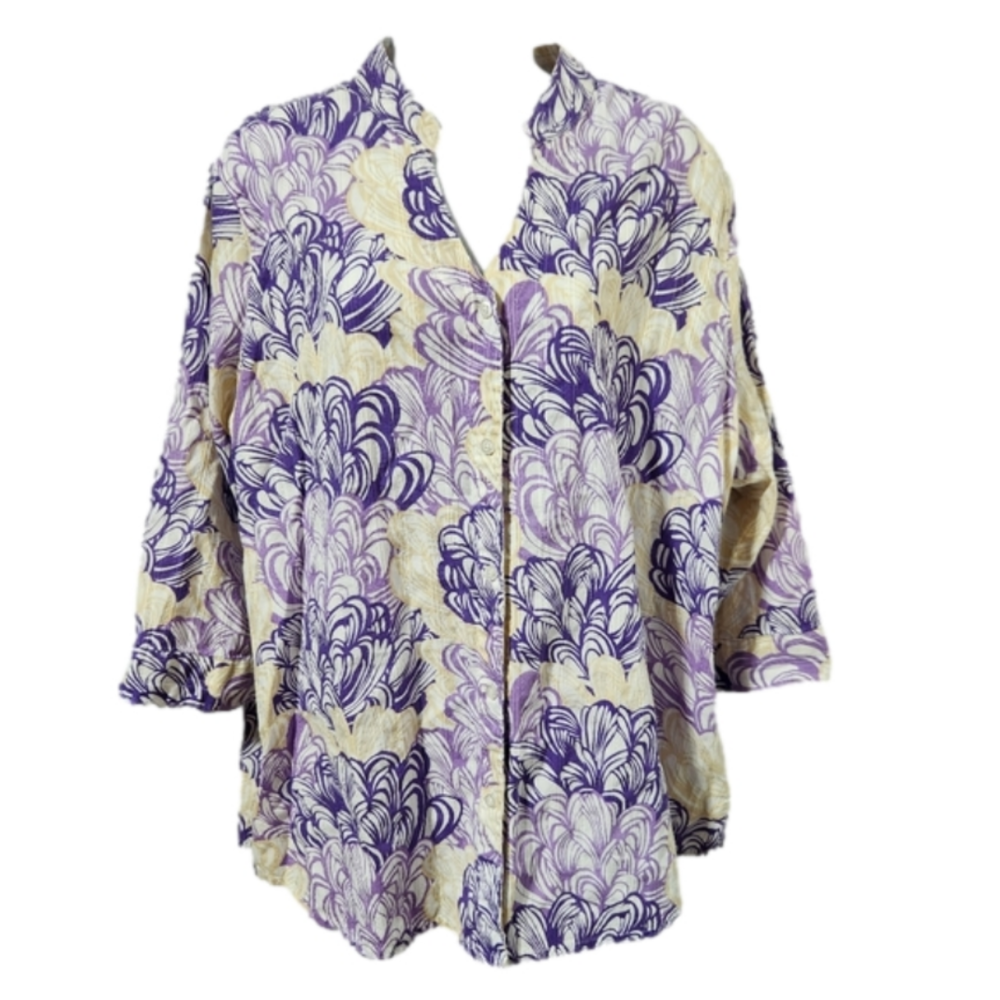 George button up blouse